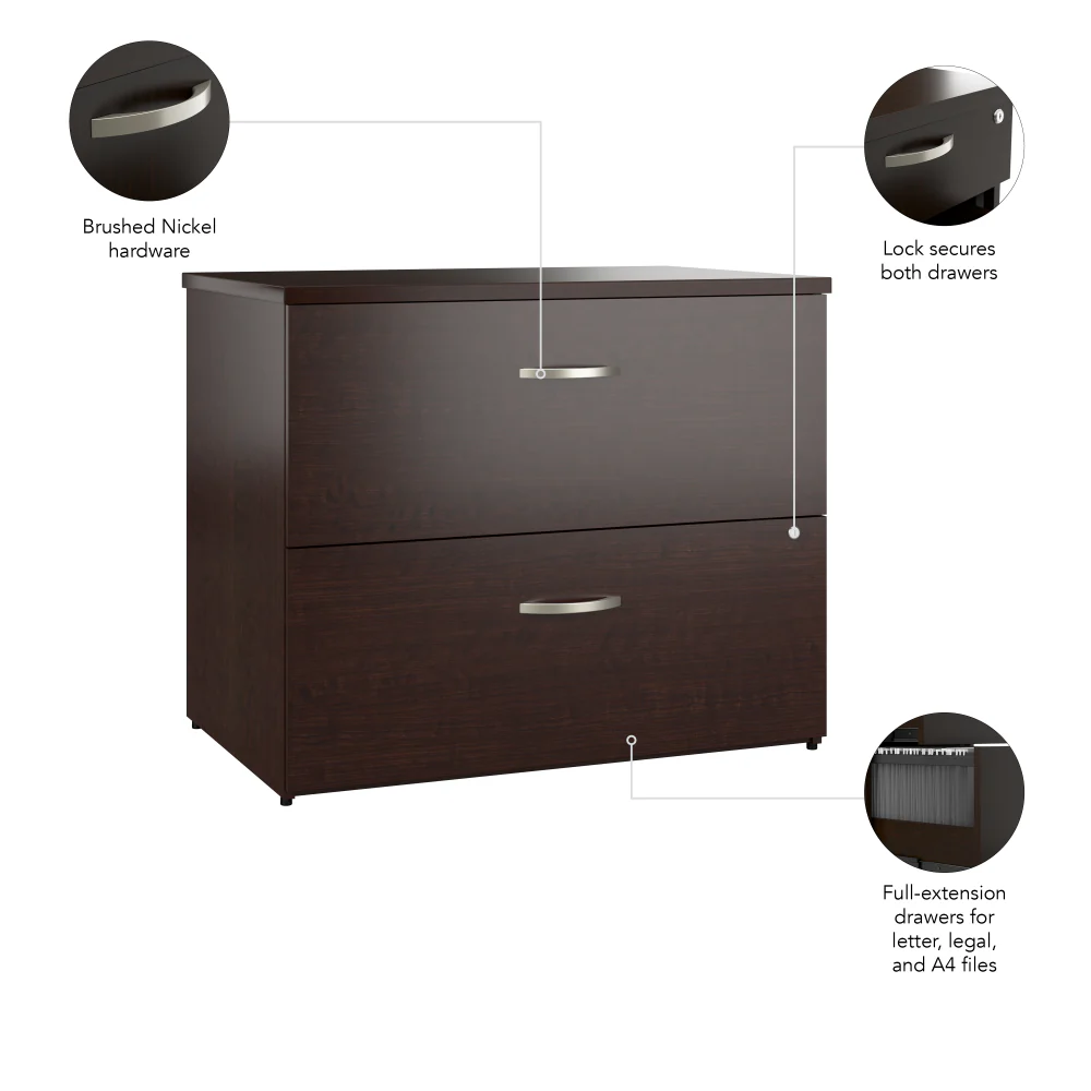 Office in an Hour 2 Drawer Lateral File Cabinet - Image 14