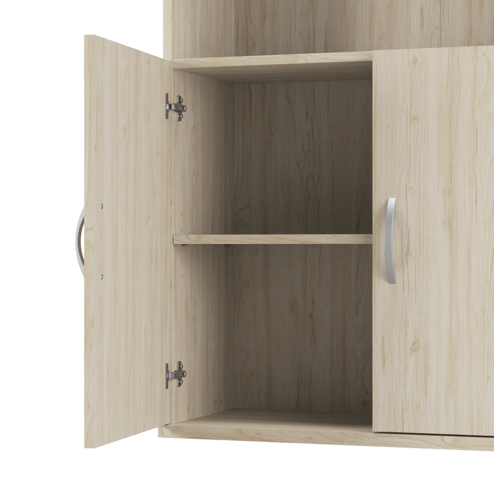 Studio C Tall 5 Shelf Bookcase with Doors - Image 11
