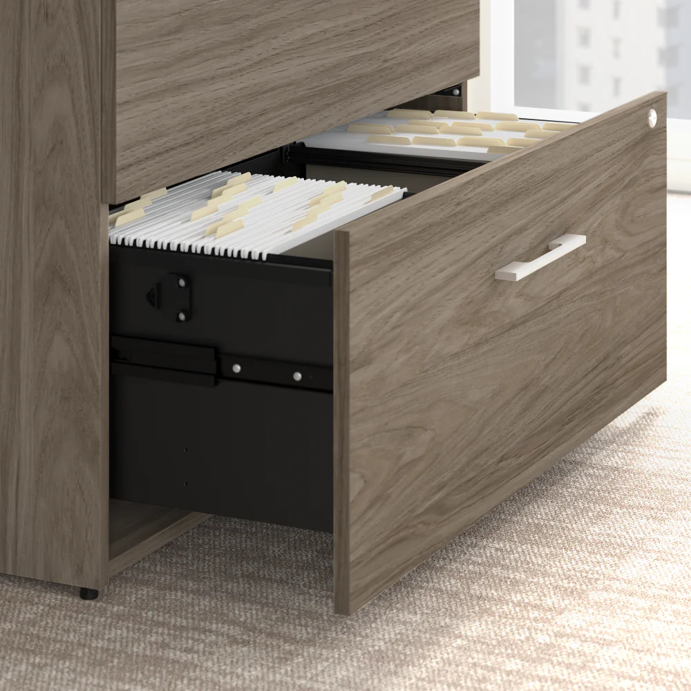 Office 500 36W 2 Drawer Lateral File Cabinet - Assembled - Image 11