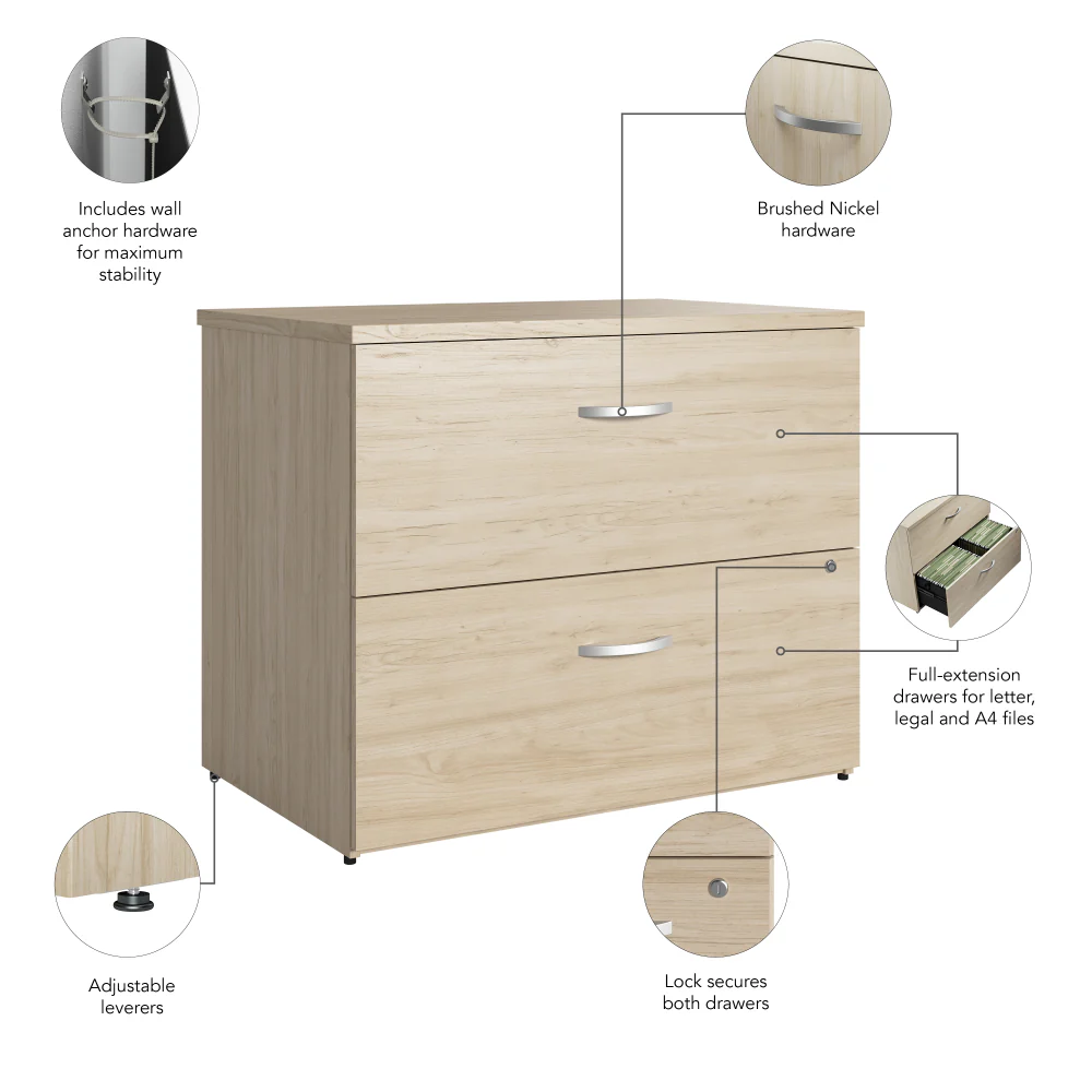 Studio C 2 Drawer Lateral File Cabinet - Image 30
