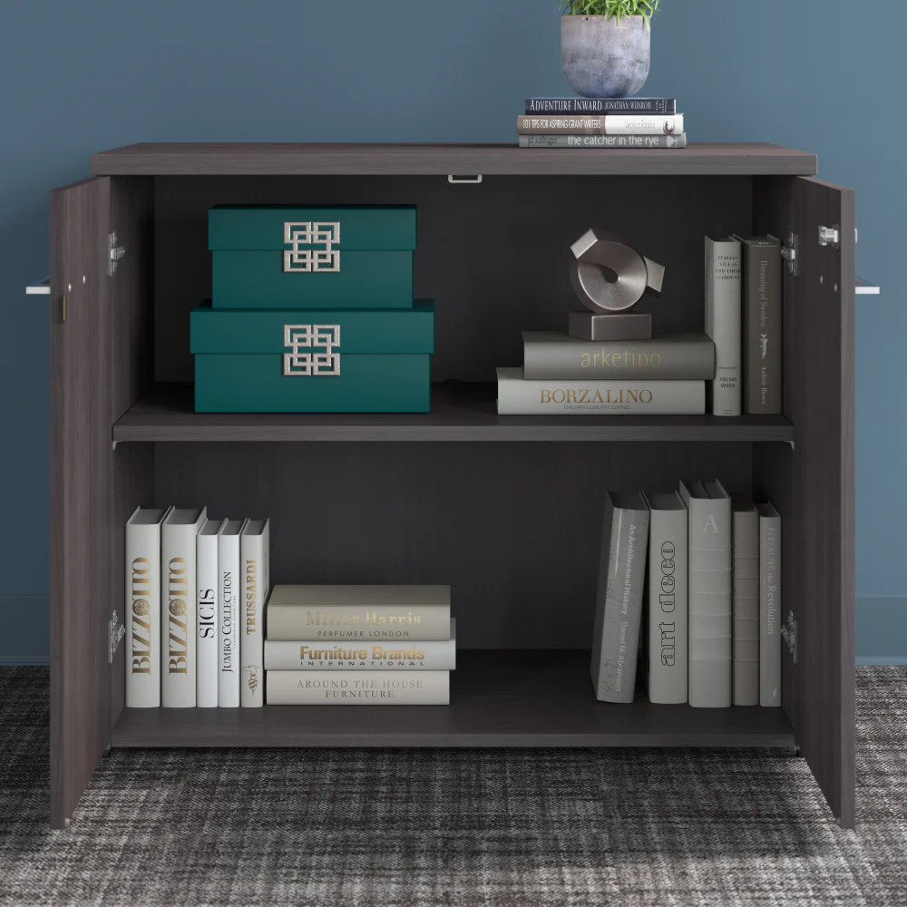 Office 500 36W Storage Cabinet with Doors - Assembled - Image 12