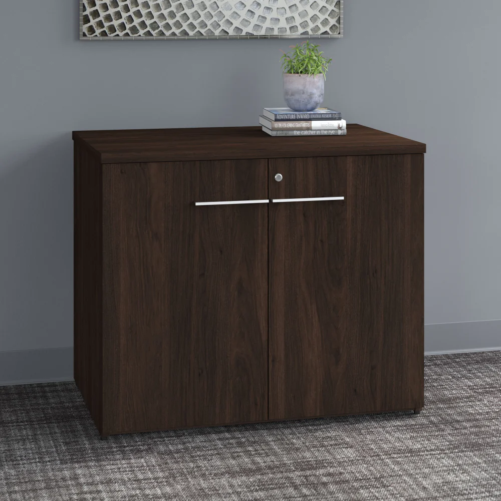 Office 500 36W Storage Cabinet with Doors - Assembled - Image 7