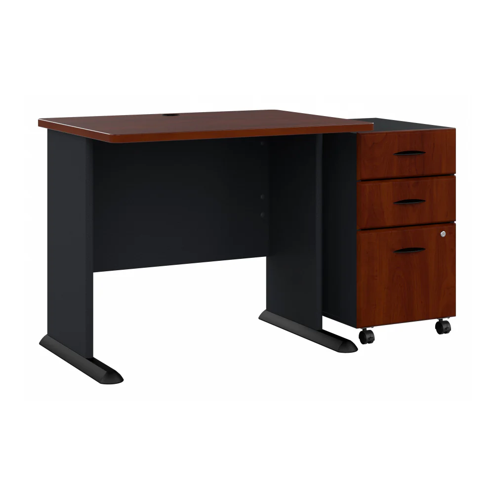 Series A 36W Desk with Mobile File Cabinet - Image 13