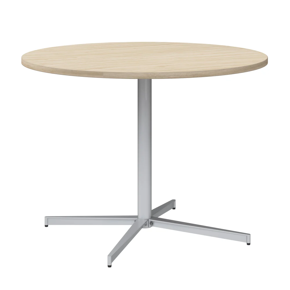 42-inch Round Conference Table with Metal Base - Image 21