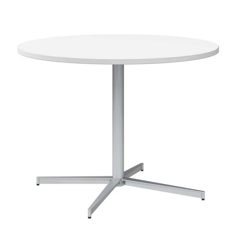 42-inch Round Conference Table with Metal Base - Image 37