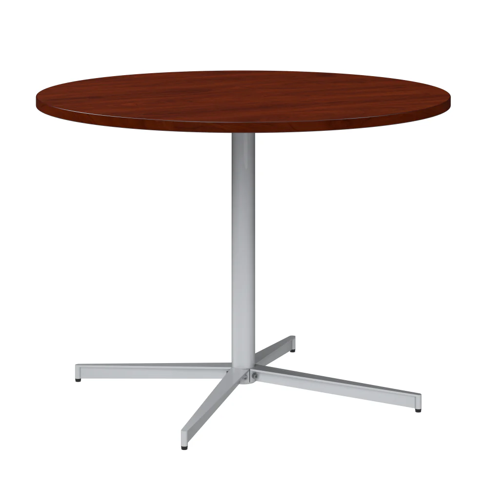 42-inch Round Conference Table with Metal Base - Image 6