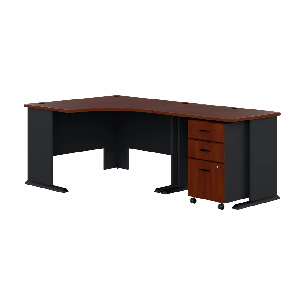Series A 48W Corner Desk with 36W Return and Mobile File Cabinet - Image 7