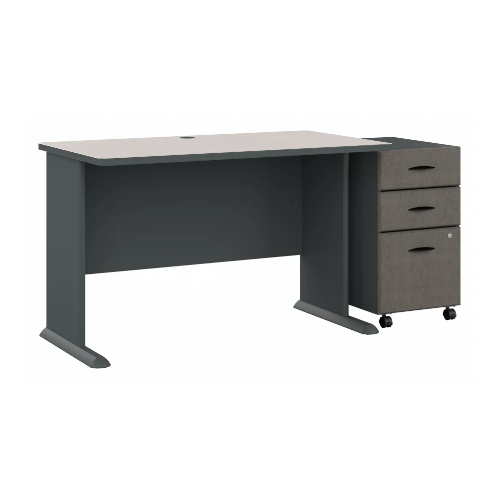 Series A 48W Desk with Mobile File Cabinet - Image 13