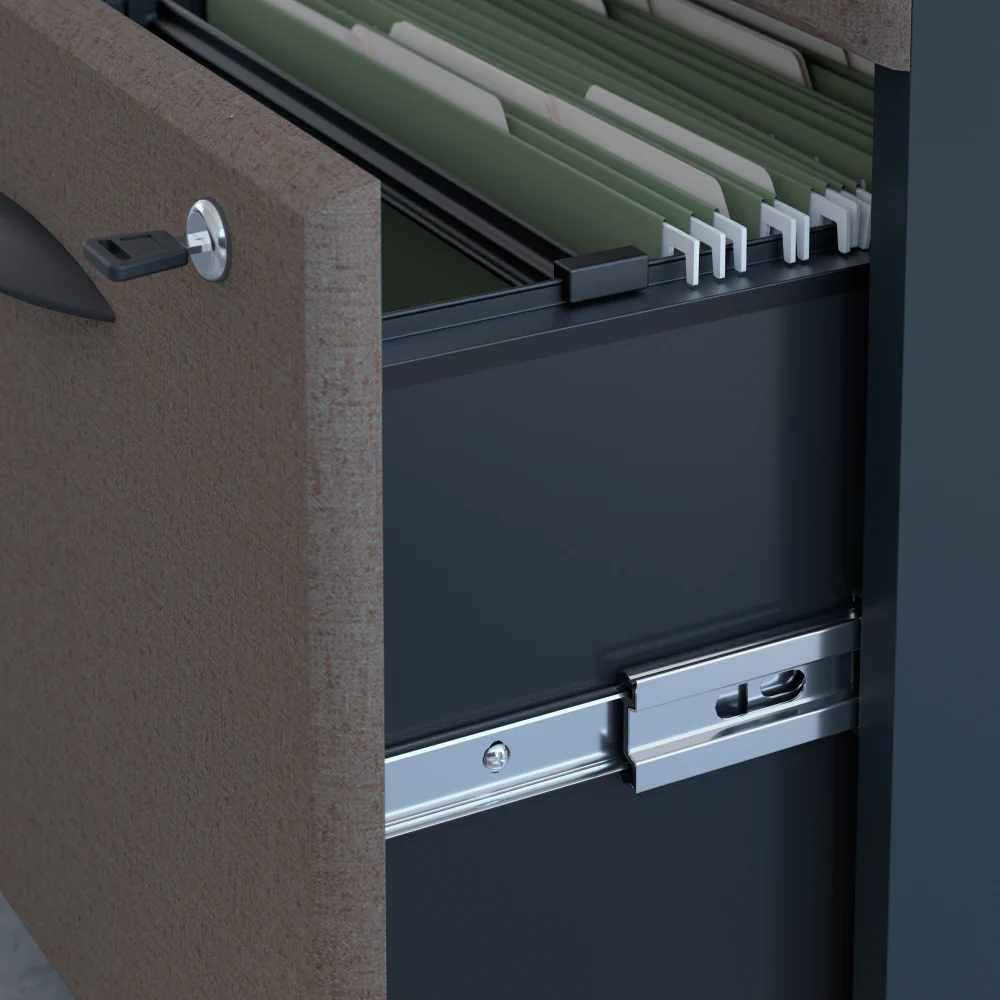 Series A 48W Desk with Mobile File Cabinet - Image 15