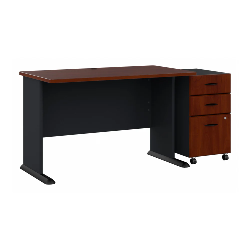 Series A 48W Desk with Mobile File Cabinet - Image 7