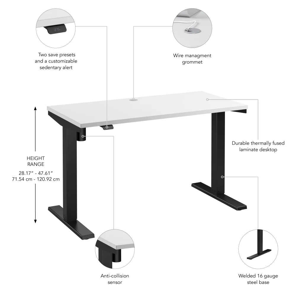 Move 40 Series 48W x 24D Electric Height Adjustable Standing Desk - Image 42