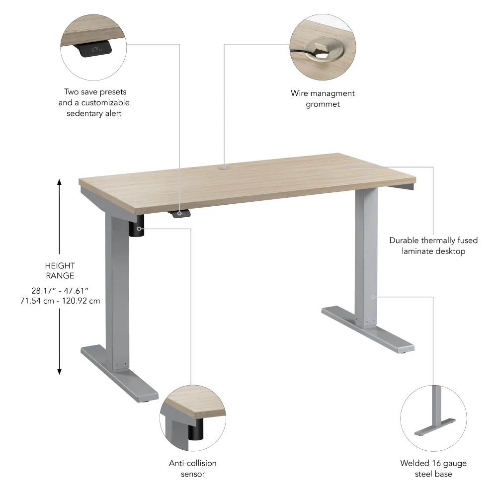 Move 40 Series 48W x 24D Electric Height Adjustable Standing Desk - Image 12