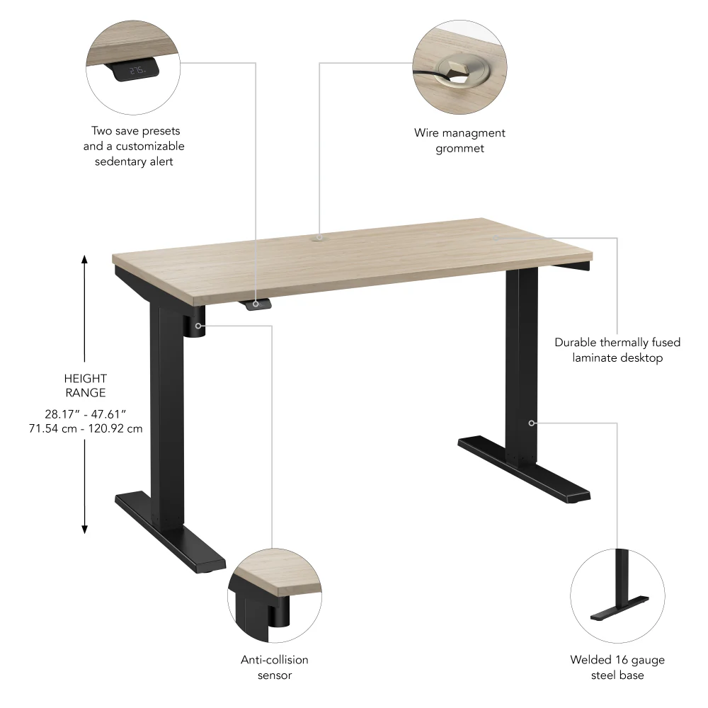 Move 40 Series 48W x 24D Electric Height Adjustable Standing Desk - Image 6