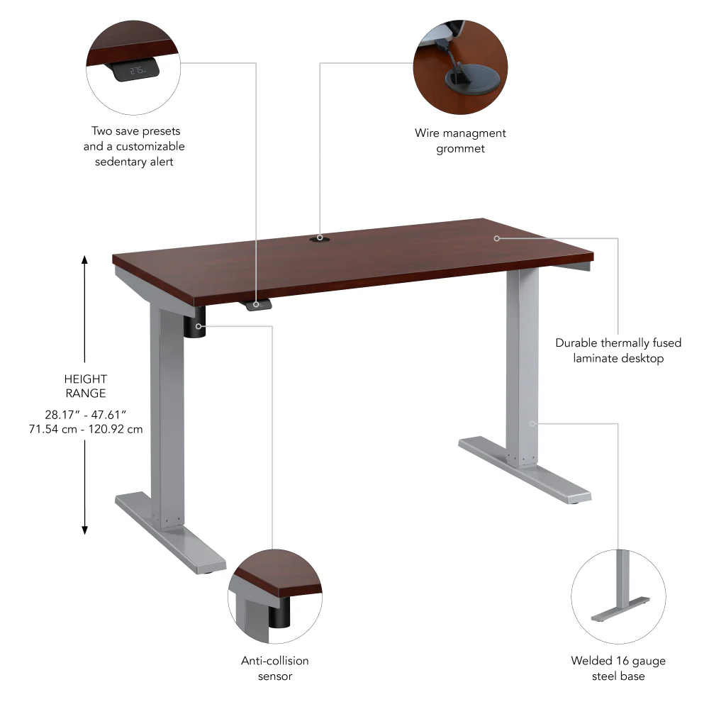Move 40 Series 48W x 24D Electric Height Adjustable Standing Desk - Image 12