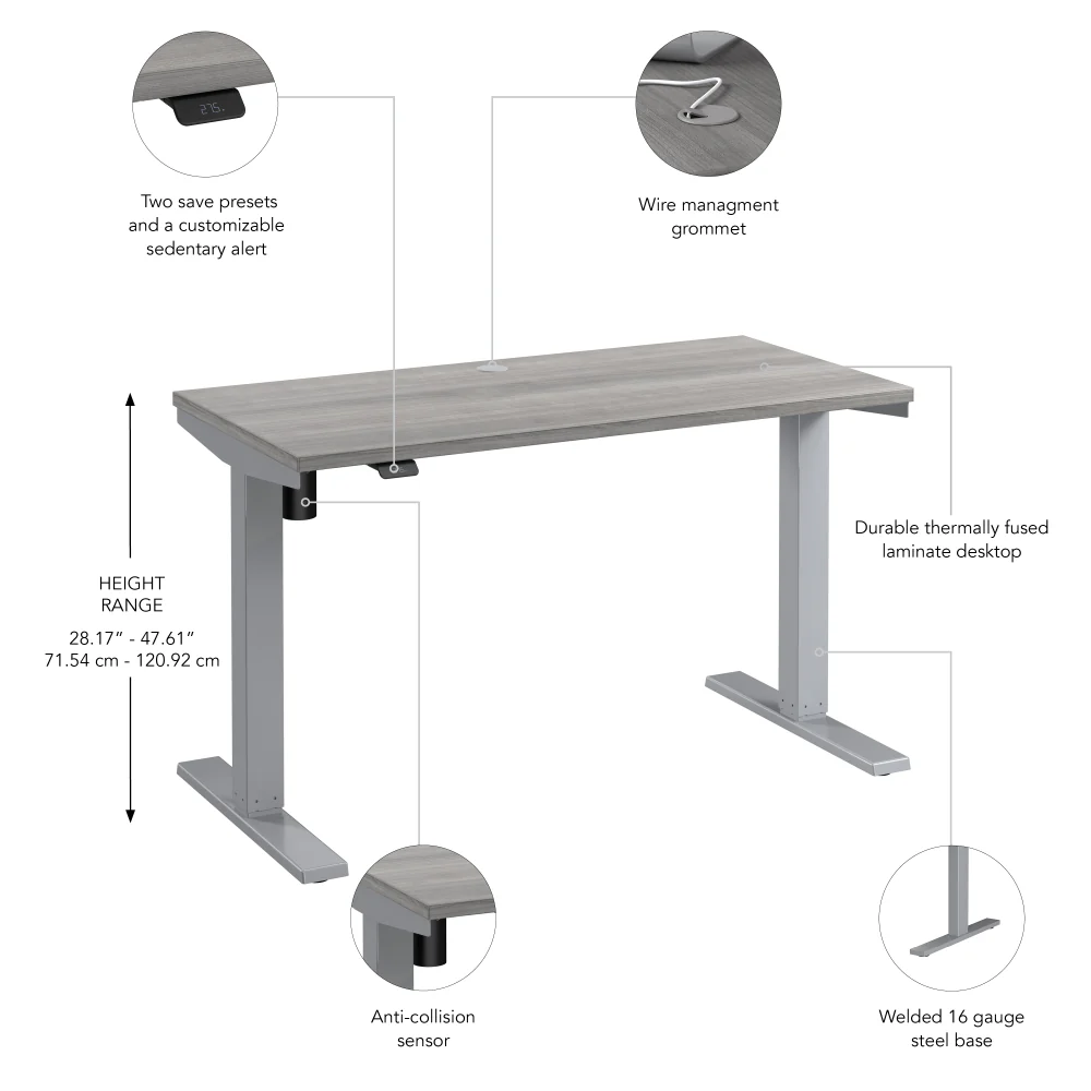 Move 40 Series 48W x 24D Electric Height Adjustable Standing Desk - Image 30