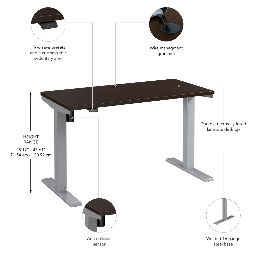 Move 40 Series 48W x 24D Electric Height Adjustable Standing Desk - Image 36