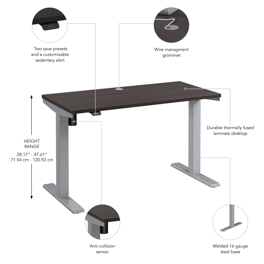 Move 40 Series 48W x 24D Electric Height Adjustable Standing Desk - Image 42