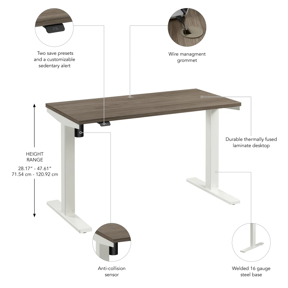 Move 40 Series 48W x 24D Electric Height Adjustable Standing Desk - Image 36