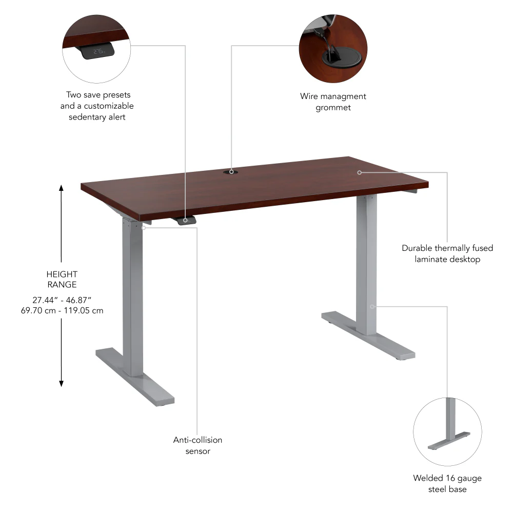48W x 24D Height Adjustable Standing Desk - Image 12