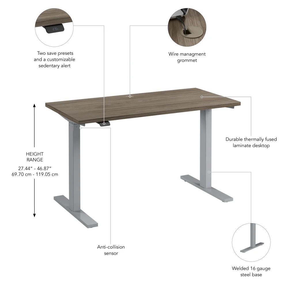48W x 24D Height Adjustable Standing Desk - Image 36