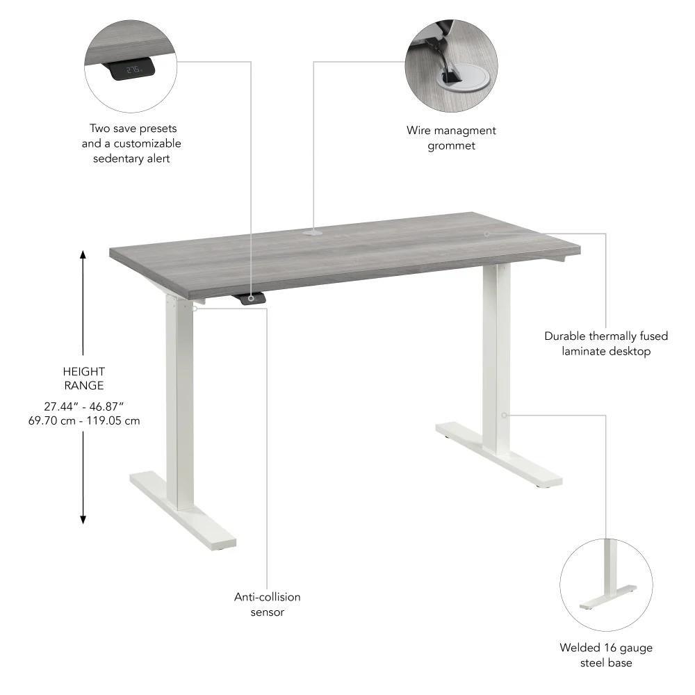 Move 60 Series 48W x 24D Electric Height Adjustable Standing Desk - Image 18