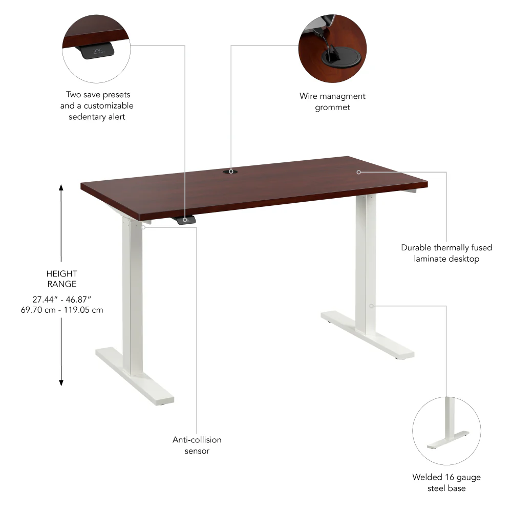 Move 60 Series 48W x 24D Electric Height Adjustable Standing Desk - Image 48