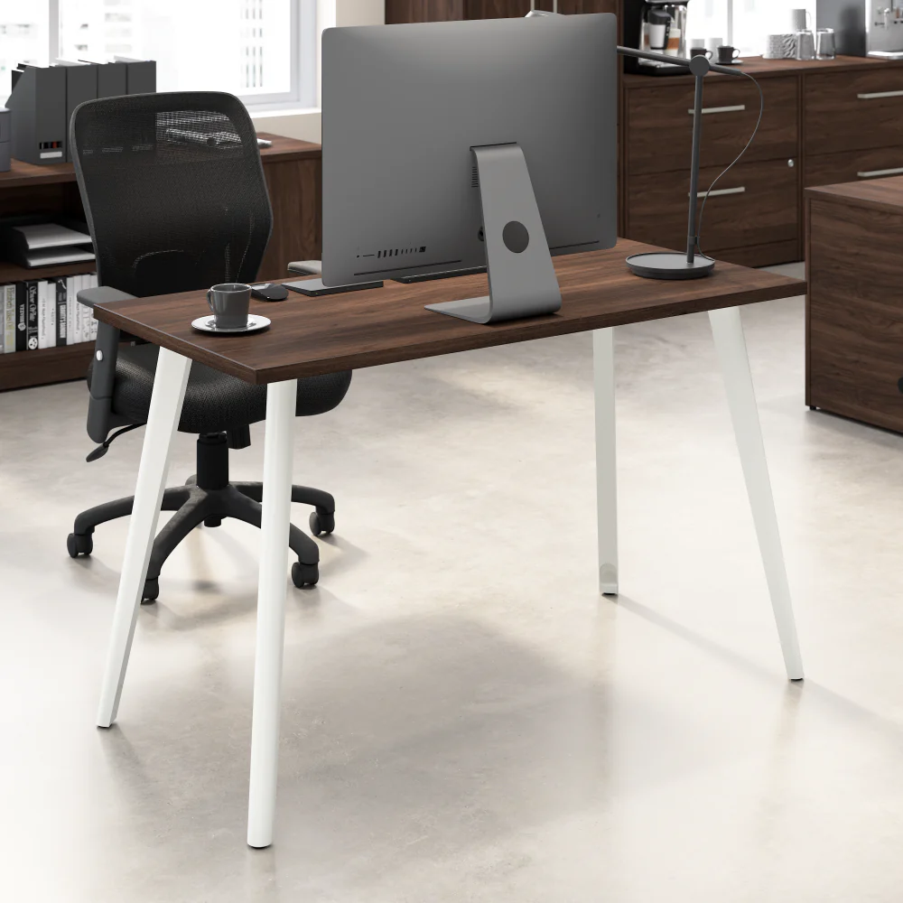 Vista 48W x 24D Computer Desk with Splayed Metal Legs - Image 8