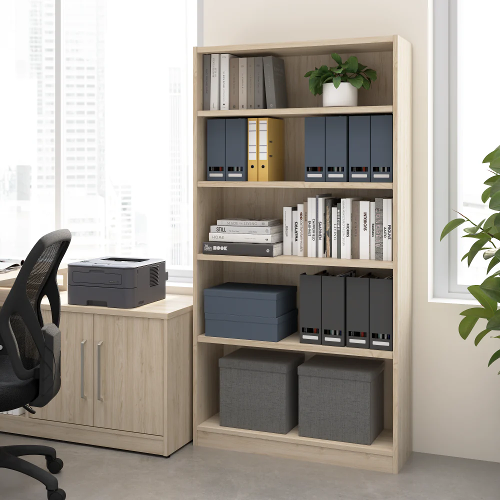 Vista Tall 5 Shelf Bookcase - Image 8