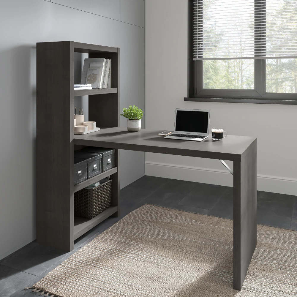 Echo 56W Bookcase Desk - Image 9