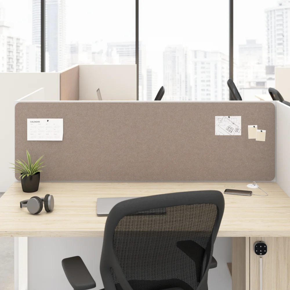 Hustle Tackboard for 60-inch Cubicle Desk - Image 11