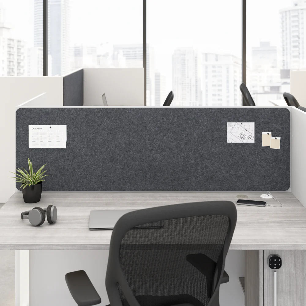 Hustle Tackboard for 60-inch Cubicle Desk - Image 5