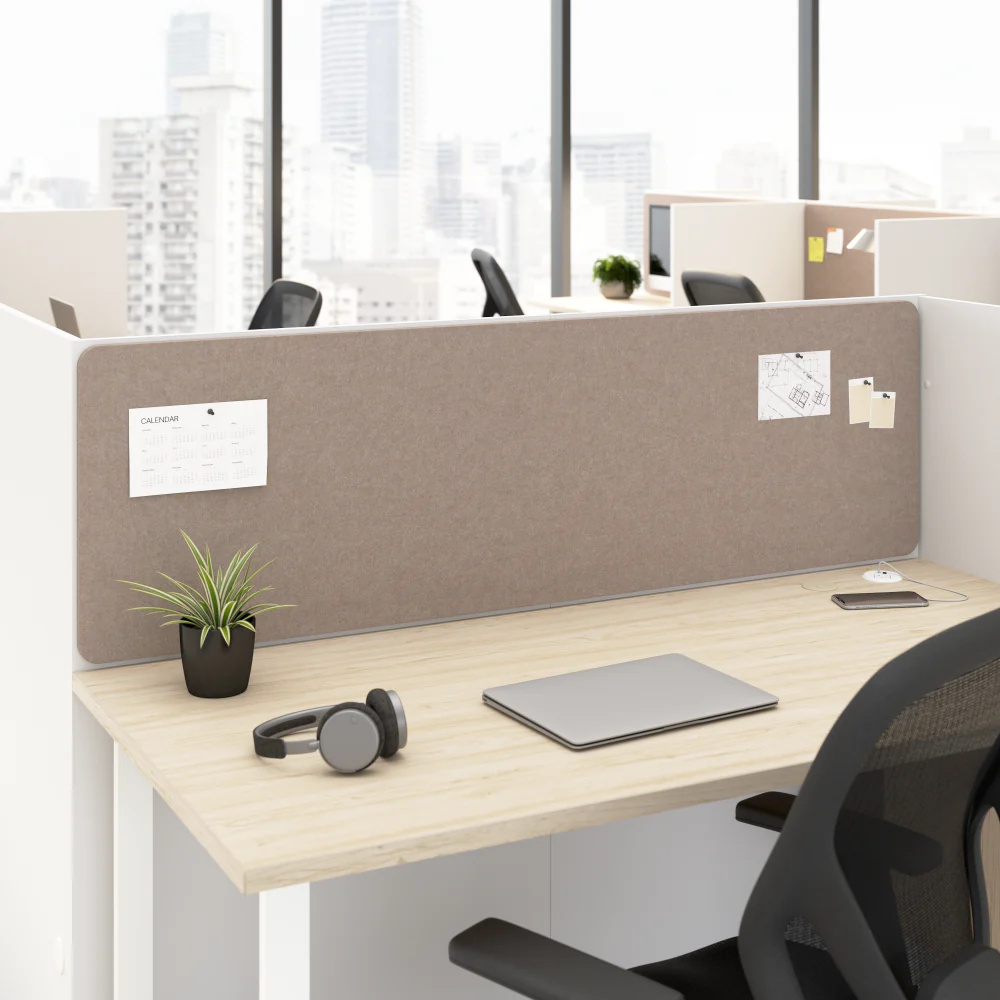 Hustle Tackboard for 60-inch Cubicle Desk - Image 8