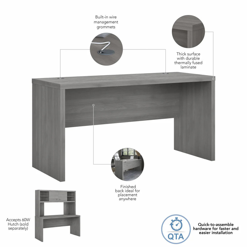 Echo 60W Credenza Desk - Image 18