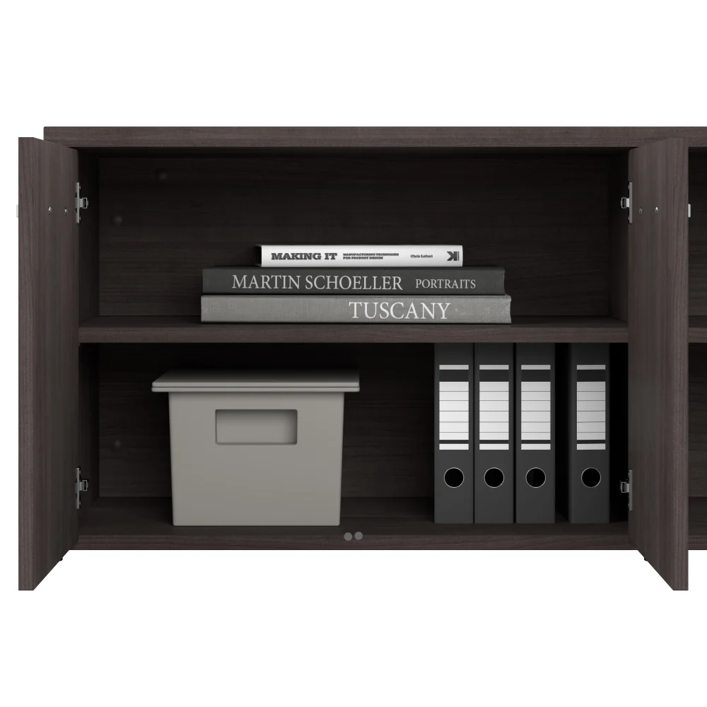 Studio C 60W x 30D Office Desk with Storage Return and Mobile File Cabinet - Image 5