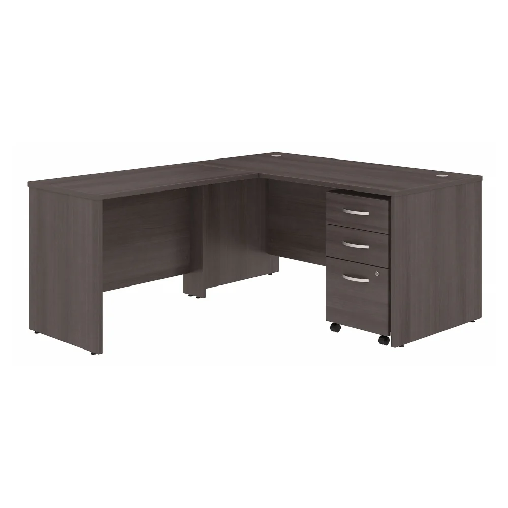 Studio C 60W x 30D L Shaped Desk with Mobile File Cabinet and 42W Return - Image 13