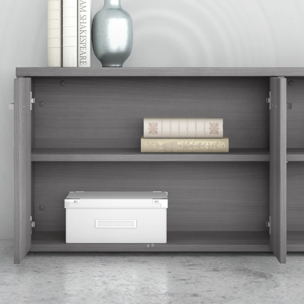 Studio C Low Storage Cabinet with Doors and Shelves - Image 19