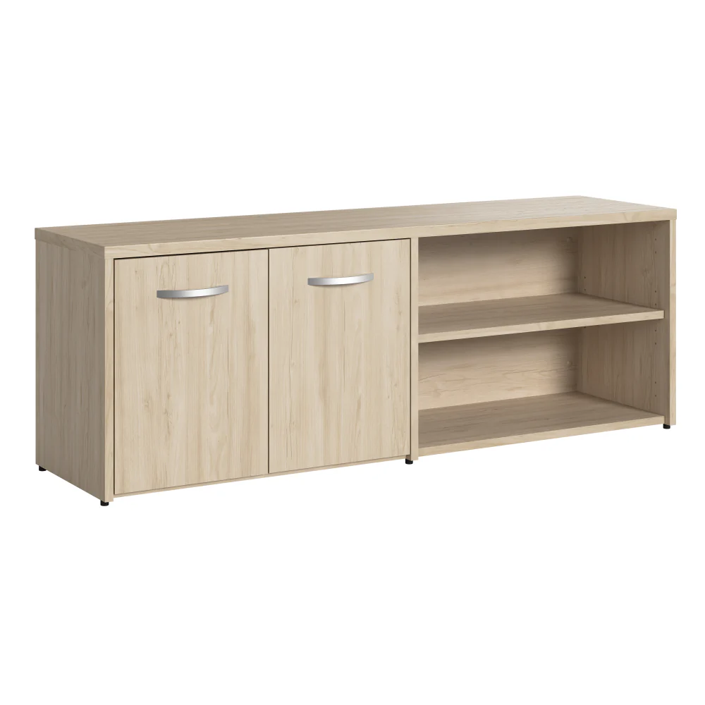 Studio C Low Storage Cabinet with Doors and Shelves - Image 23