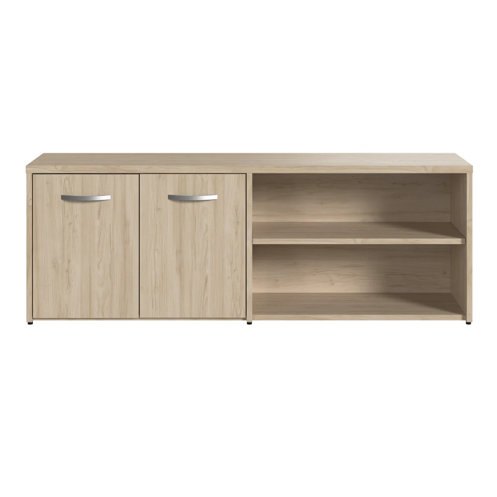 Studio C Low Storage Cabinet with Doors and Shelves - Image 25