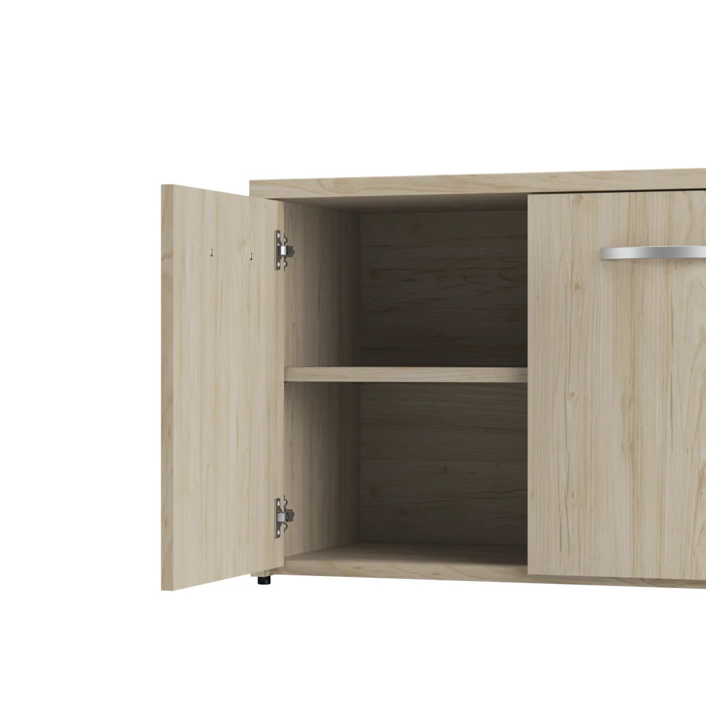 Studio C Low Storage Cabinet with Doors and Shelves - Image 27