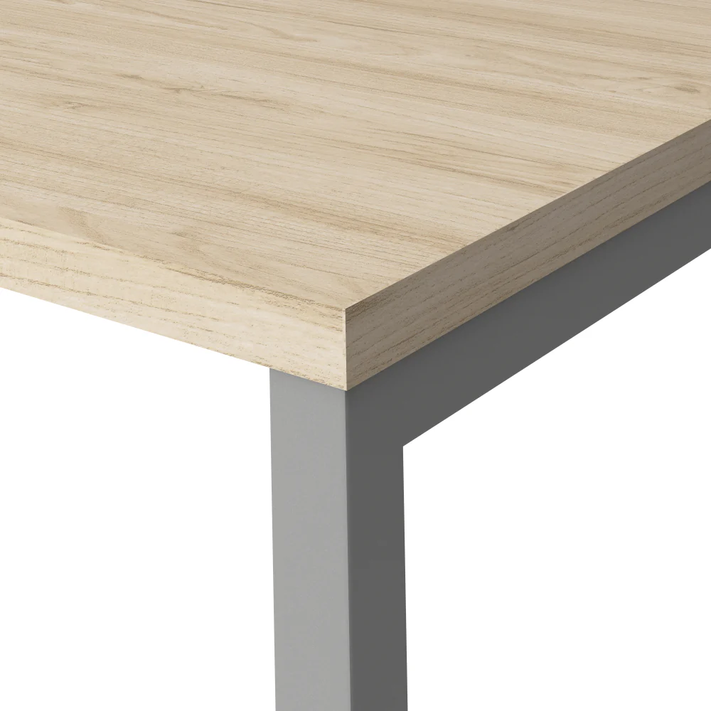 Easy Office 60W Cubicle Desk Workstation with 45H Closed Panels - Image 14