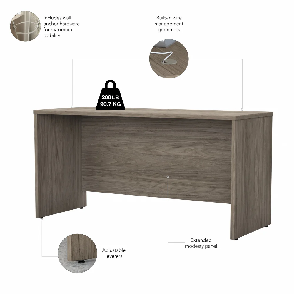 Studio C 60W x 24D Credenza Desk - Image 38