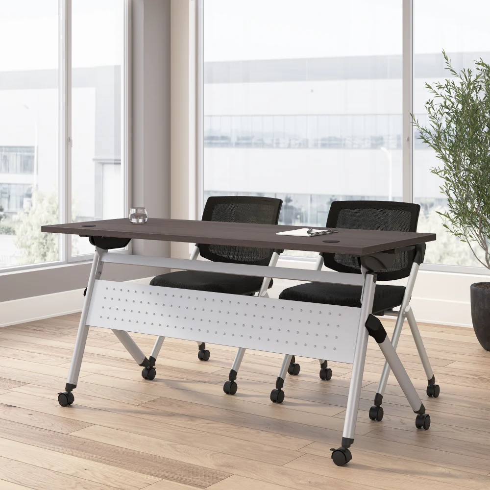 Envision 60W Folding Training Table and 2 Folding Chairs - Image 8