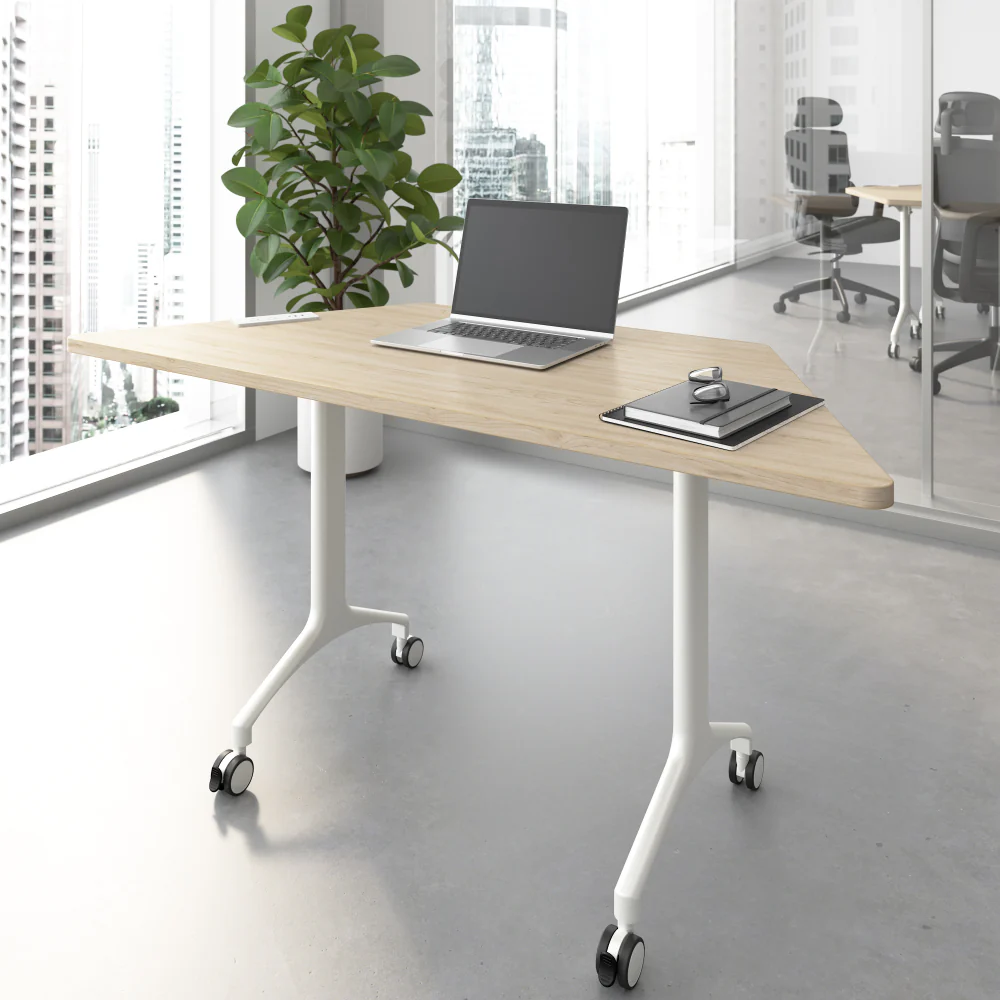 Synergy 60-inch Trapezoid Modular Office Conference Table - Image 16