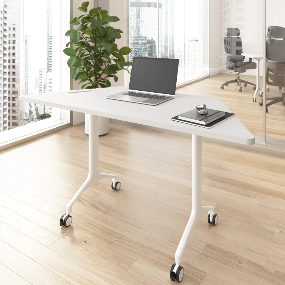 Synergy 60-inch Trapezoid Modular Office Conference Table - Image 9