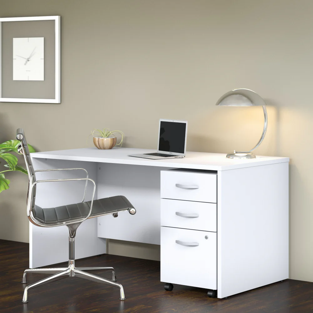Studio C 60W x 30D Office Desk with Mobile File Cabinet - Image 24