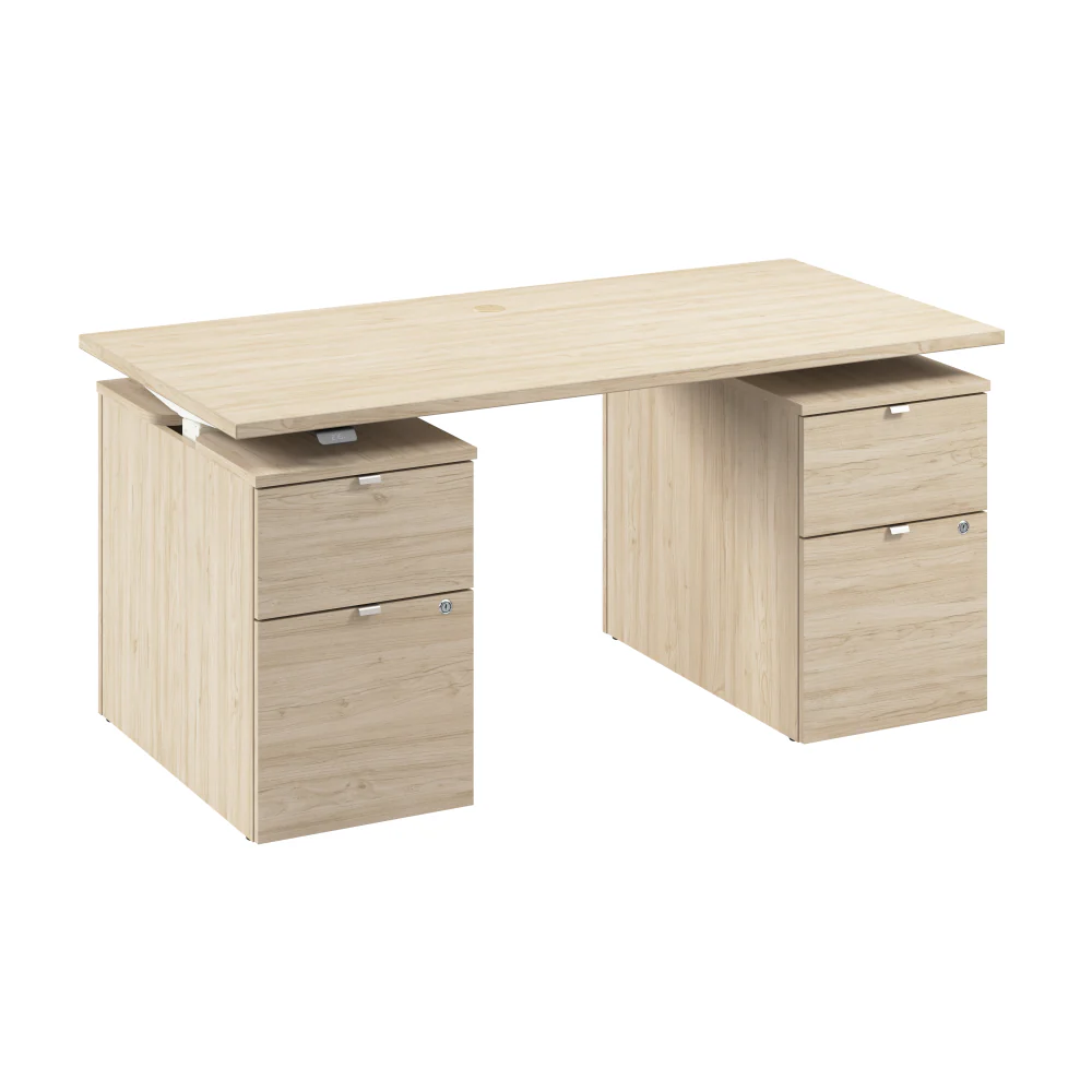 Stratus 60W x 30D Electric Height Adjustable Standing Desk with Drawers - Image 15