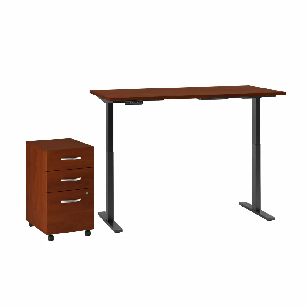 Move 60 Series 60W x 30D Height Adjustable Standing Desk with Storage - Image 6