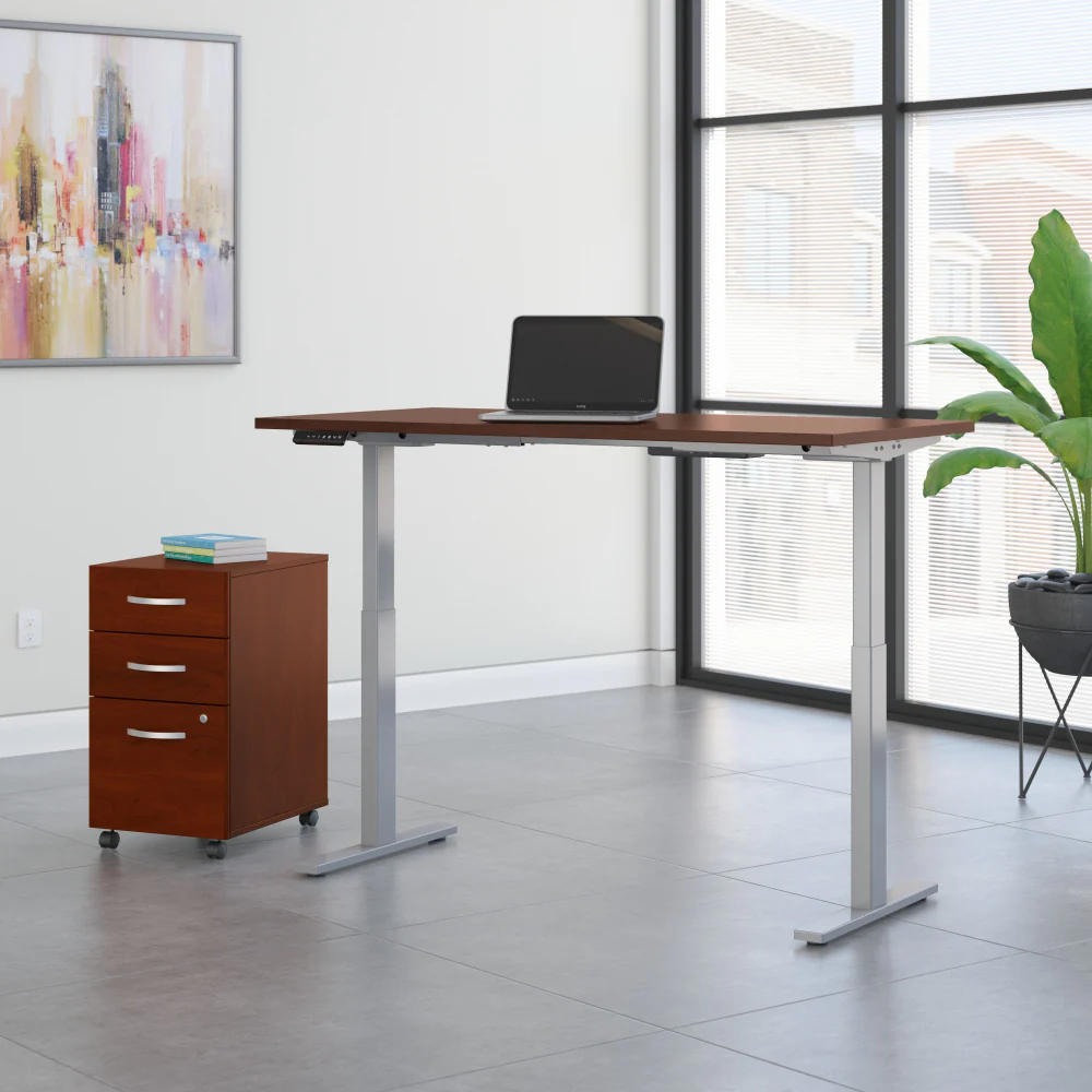Move 60 Series 60W x 30D Height Adjustable Standing Desk with Storage - Image 7