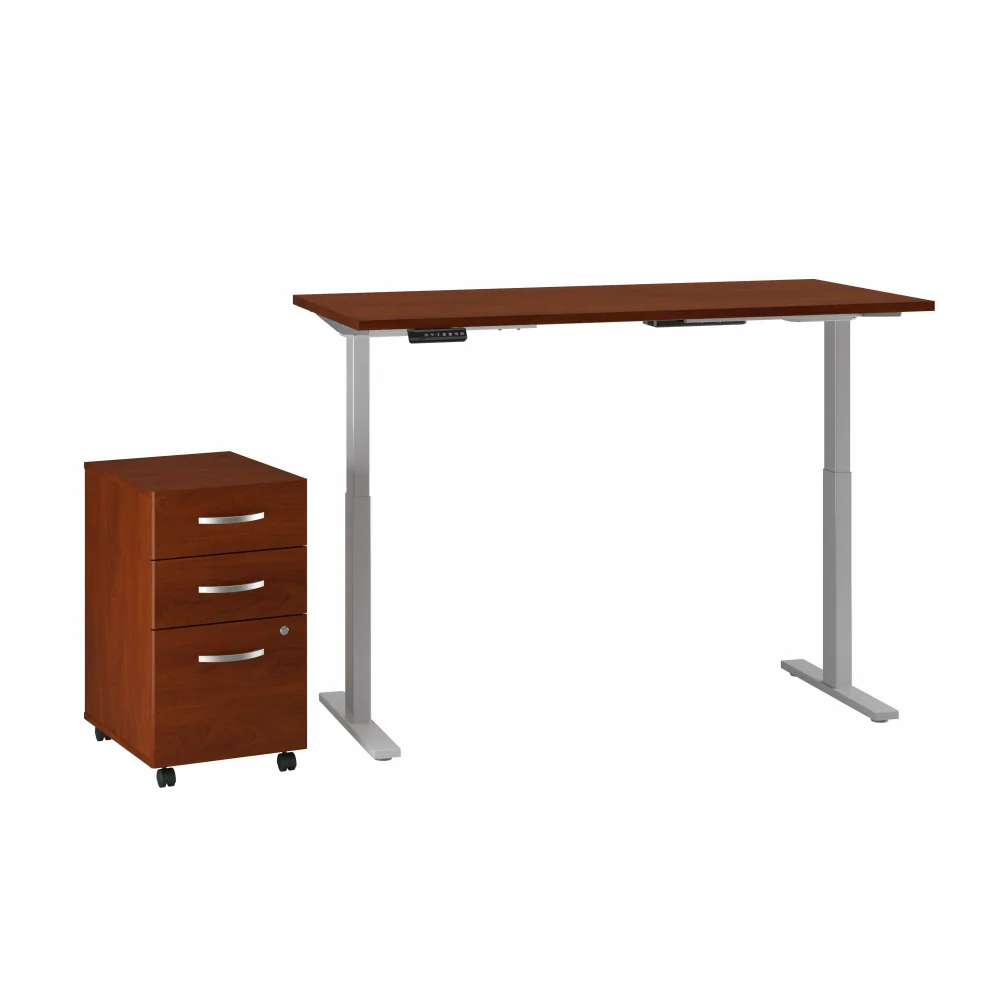 Move 60 Series 60W x 30D Height Adjustable Standing Desk with Storage - Image 8