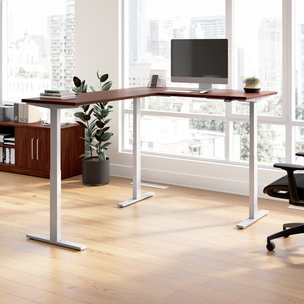 Move 60 Series 60W Height Adjustable L Shaped Standing Desk - Image 8